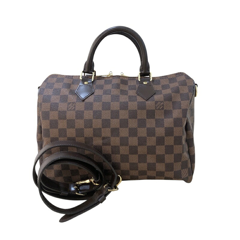 ルイ・ヴィトン LOUIS VUITTON スピーディ・バンドリエール 30 N41367 ブラウン ダミエキャンバス レディース ショルダーバッグ【中古】