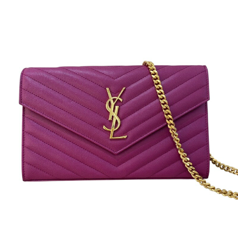 ☆関税込☆SAINT LAURENT★チェーン ウォレット バッグ★PINK 楽天市場】【バッグ】YVES SAINT LAURENT イヴ サン ローラン