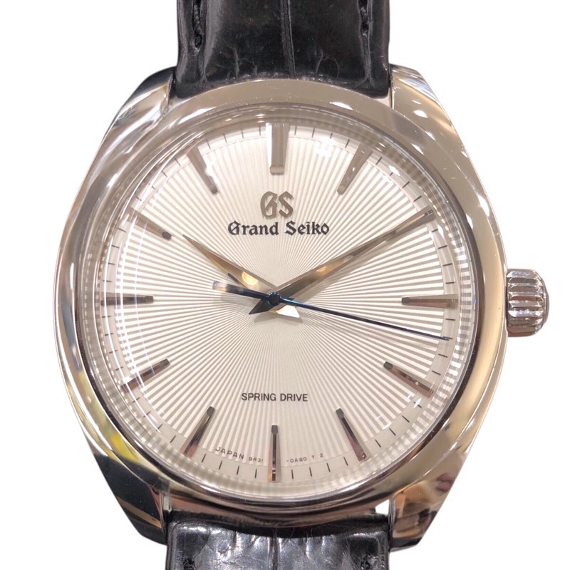 グランドセイコー Grand Seiko エレガンスコレクションスプリングドライブ世界700本限定 SBGY003 ホワイト SS メンズ 腕時計【中古】 458,000円