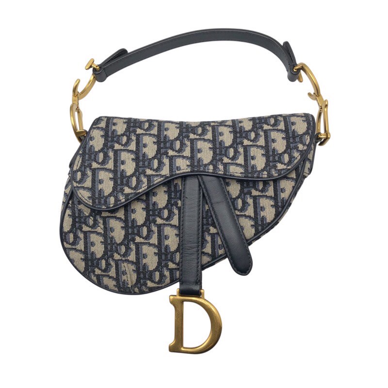 クリスチャン・ディオール Christian Dior サドルバッグ M0456CTZQ オブリークジャガード レディース ハンドバッグ【中古】