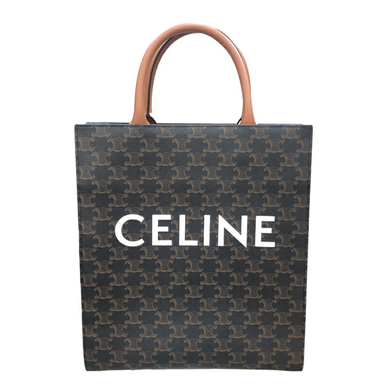 CELINE ホリゾンタル カバ トリオンフ キャンパス＆カーフスキン CELINE ホリゾンタル カバ トリオンフ キャンパス＆カーフスキン