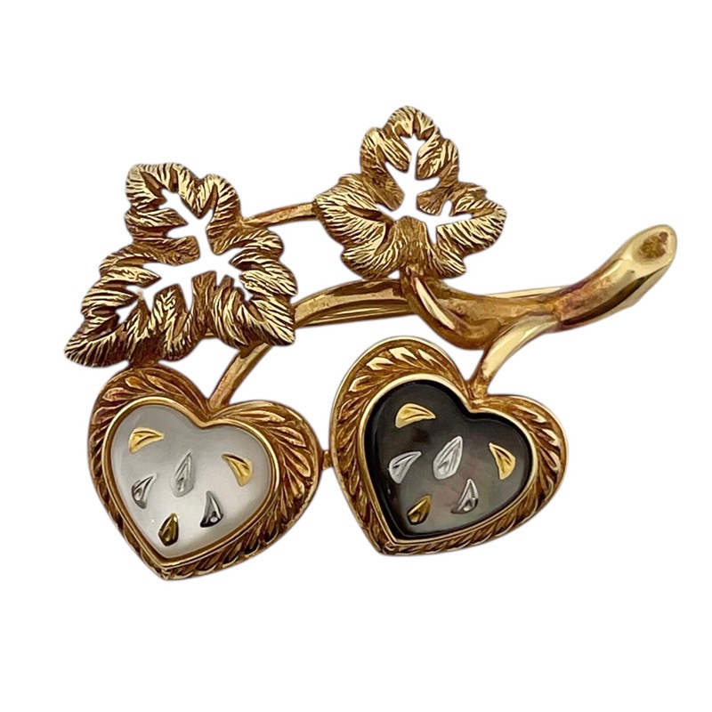 楽天市場】【緑屋質屋】ミキモト ピクウェ ブローチ K18YG【中古