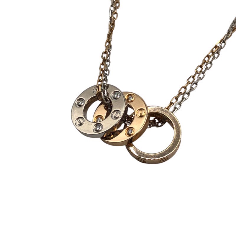 カルティエ Cartier ラブスリーフープネックレス 750PG ジュエリー【中古】