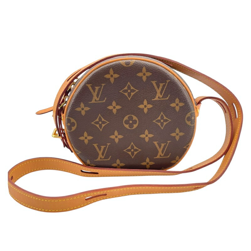 ルイ・ヴィトン LOUIS VUITTON ボワット・シャポー・スープルPM M45578 ブラウン モノグラムキャンバス レディース ショルダーバッグ【中古】