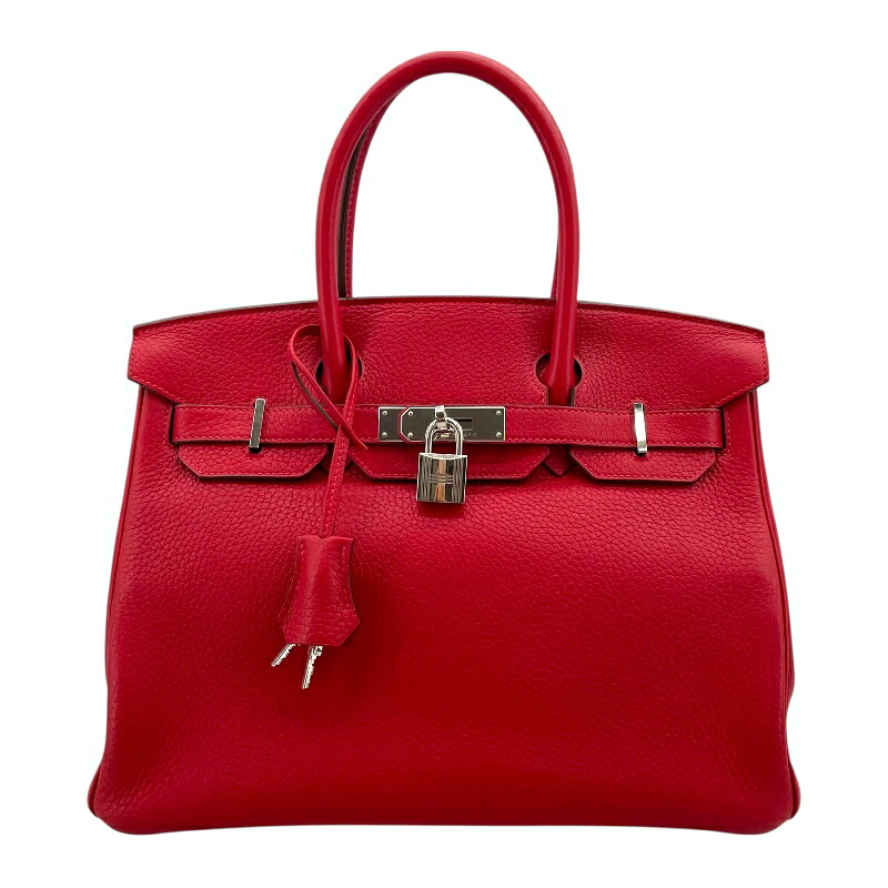 エルメス HERMES バーキン30 A刻 ローズジャイプール SV金具 トゴ レディース ハンドバッグ【中古】