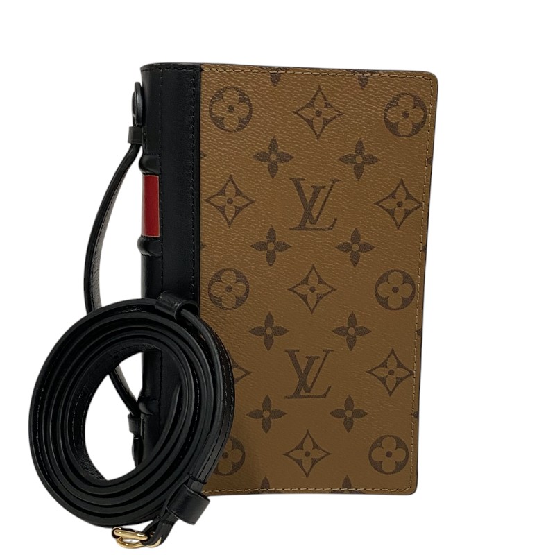 ルイ・ヴィトン LOUIS VUITTON ブックウォレット オン チェーン ショルダーバッグ M81830 モノグラムリバース レディース ショルダーバッグ【中古】 123,500円