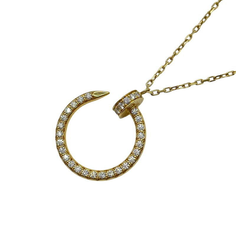 カルティエ Cartier ジュストアンクルダイヤネックレス ゴールド Au750 ダイヤモンド ジュエリー【中古】
