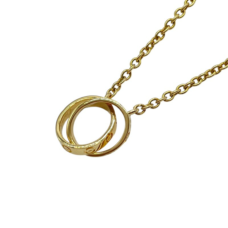楽天市場】カルティエ Cartier ベビーラブネックレス K18WG ハーフ