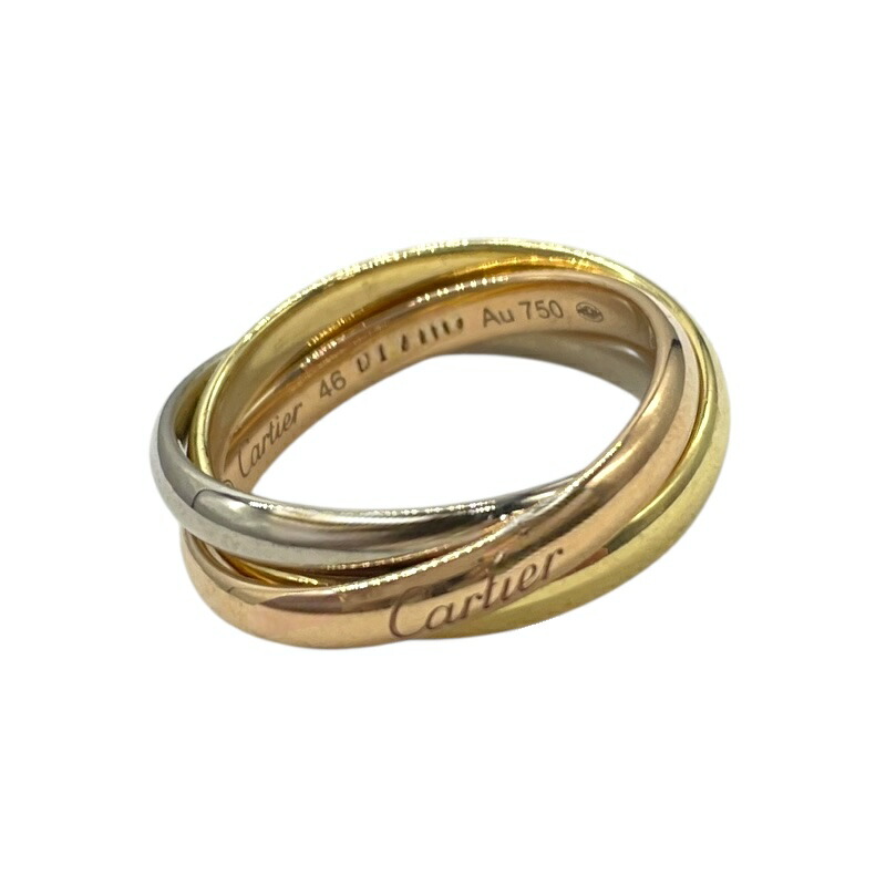 楽天市場】カルティエ Cartier ピンキーリング トリニティ SM