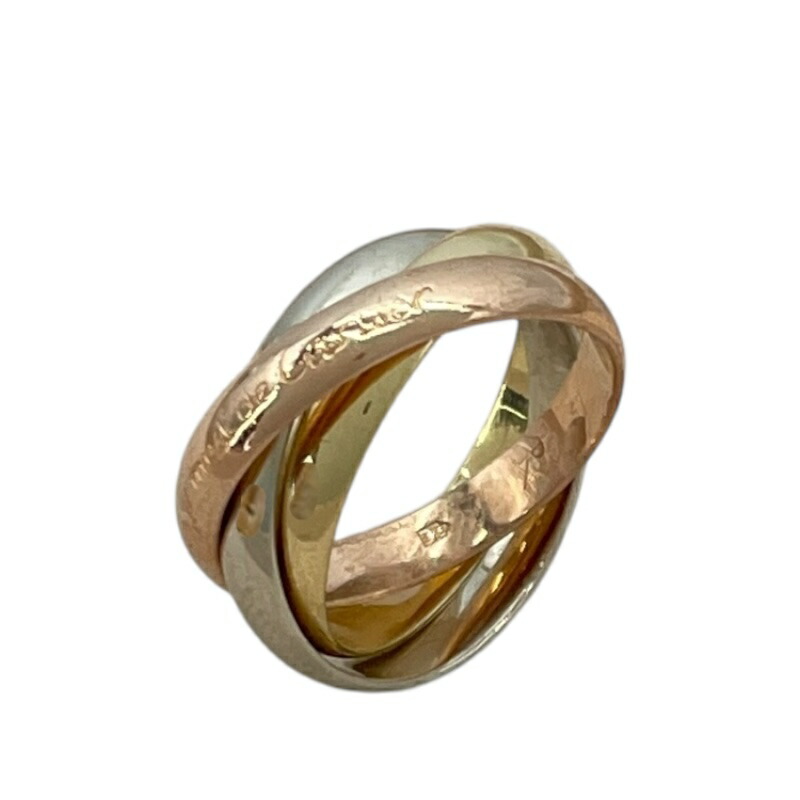 希少【付属品完備】カルティエ トリニティリング ピンキーリング #45 SM 楽天市場】カルティエ Cartier ピンキーリング トリニティ SM