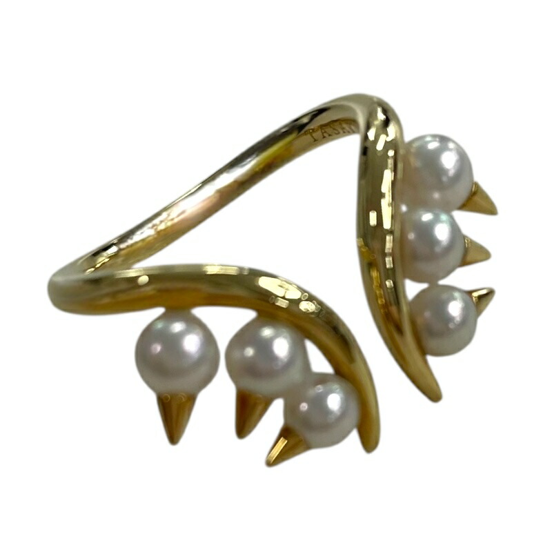 TASAKI タサキデインジャーシグネチャーリング YG サイズ 10号　超美品 TASAKI タサキデインジャーシグネチャーリング YG サイズ 10号