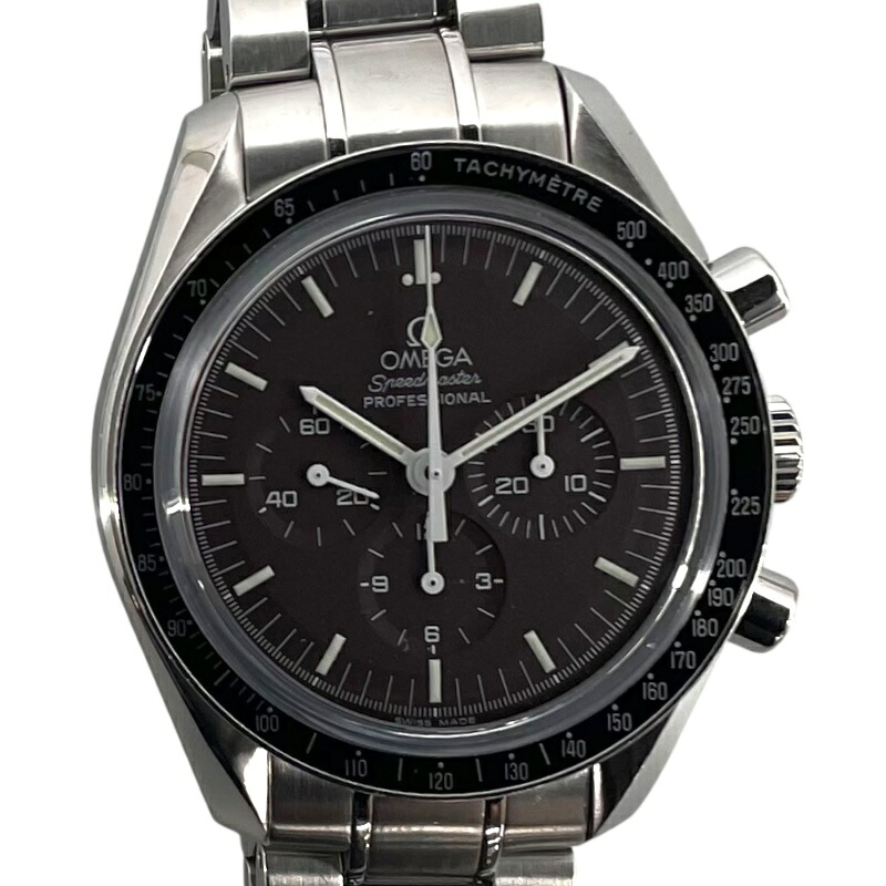 オメガ OMEGA スピードマスター プロフェッショナル 311.30.42.30.13.001 ブラック SS 手巻き メンズ 腕時計【中古】