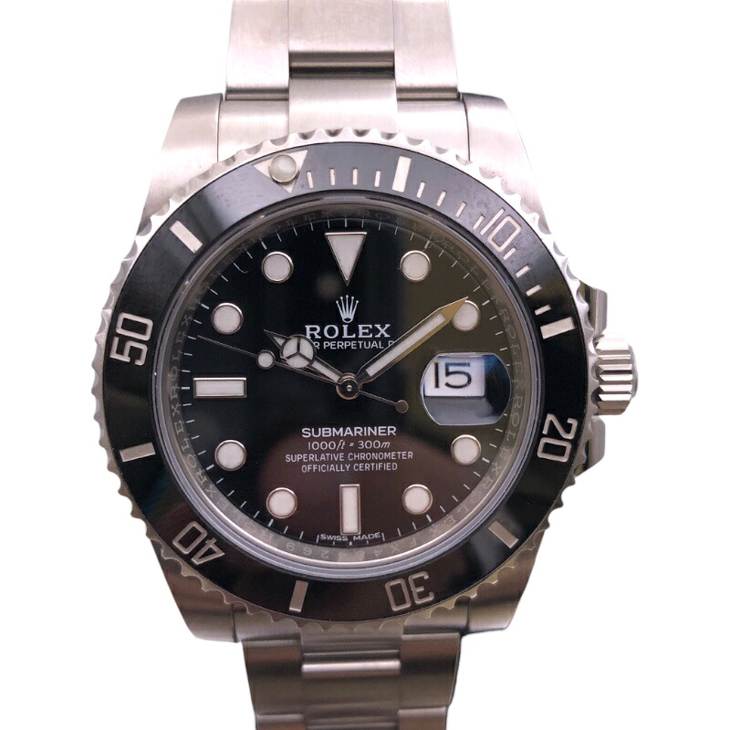 ロレックス ROLEX ｻﾌﾞﾏﾘｰﾅ 116610LN ブラック ステンレススチール メンズ 腕時計【中古】