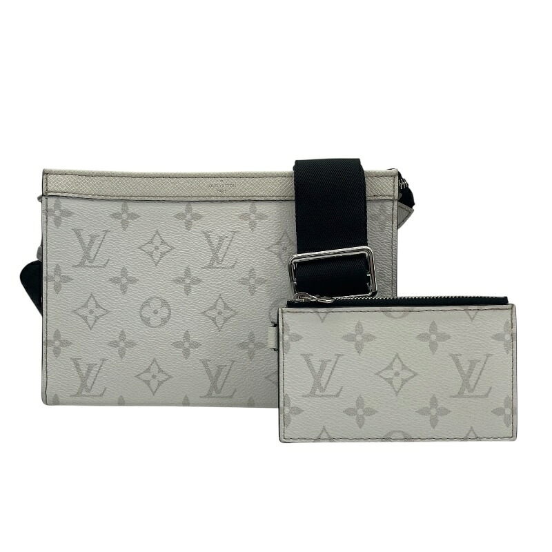ルイ・ヴィトン LOUIS VUITTON ガストン･ウェアラブル ウォレット M30935 オプティカルホワイト タイガラマ メンズ ショルダーバッグ【中古】
