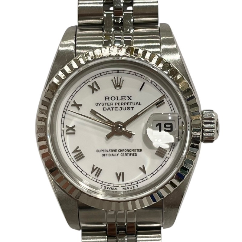 ROLEX デイトジャスト　モデルNo.69173 2コマ ROLEX ロレックス 69173G デイトジャスト 10P ダイヤモンド