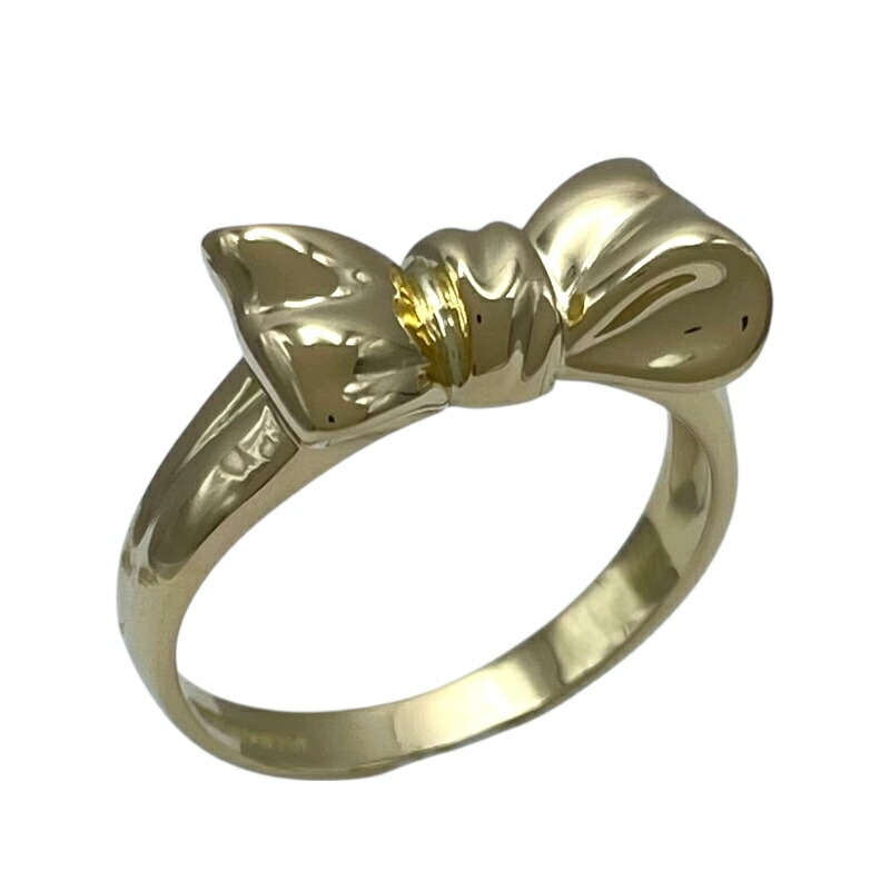 ティファニー Tiffany & Co. リボンリング　11号 TIFFANY&Co. 新品仕上げ済み ティファニー #11 リボンリング K18