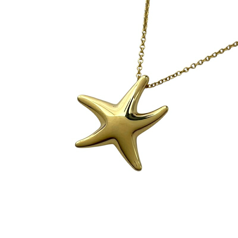 (C072210)Tiffany スターフィッシュ ネックレス 925 中古】 ティファニー ネックレス スターフィッシュ シルバー925