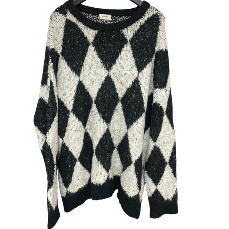 CELINE セリーヌ　コットン&モヘアセーター CELINE セリーヌ セーター 2AE3N743X.01OW レディース ニット