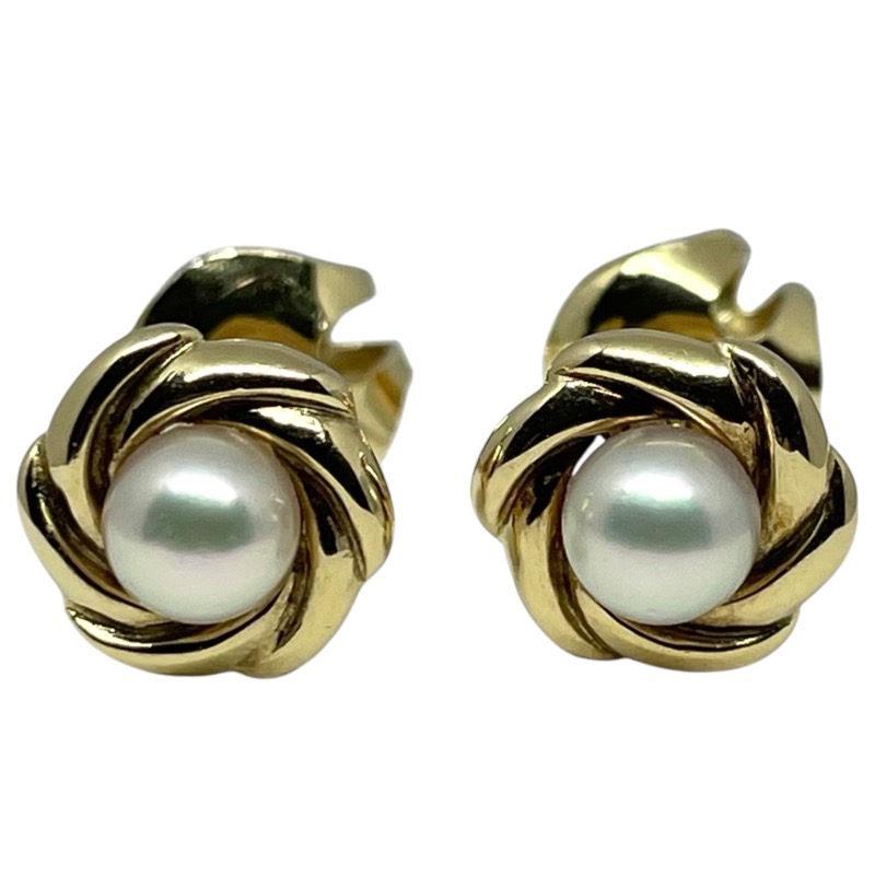 楽天市場】ミキモト MIKIMOTO ピアス ハートモチーフ K18YG
