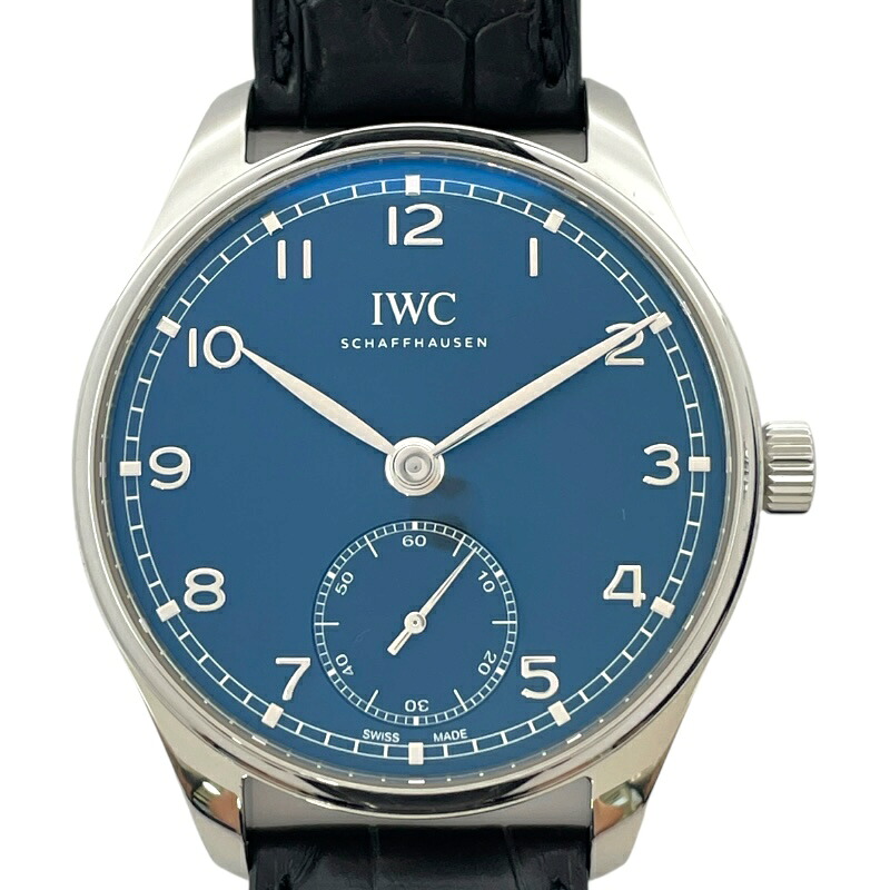 インターナショナルウォッチカンパニー IWC ポルトキーゼ オートマティック 40 IW358305 ブルー SS メンズ 腕時計【中古】 731,000円