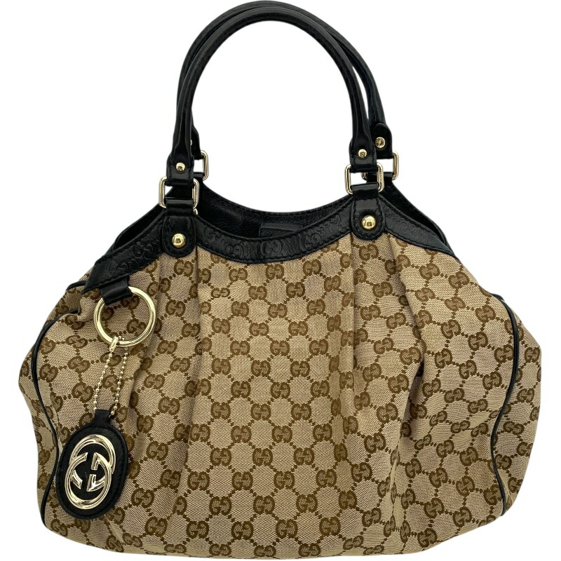 楽天市場】GUCCI グッチ スーキー ブラウン ゴールド金具 GGキャンバス