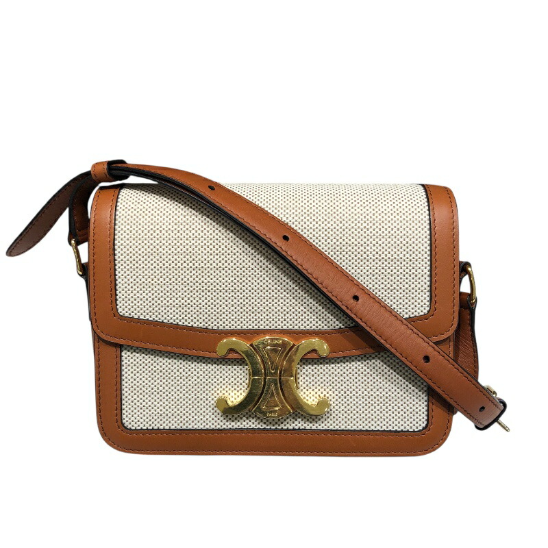 楽天市場】CELINE セリーヌ 【美品】ティーン トリオンフバッグ