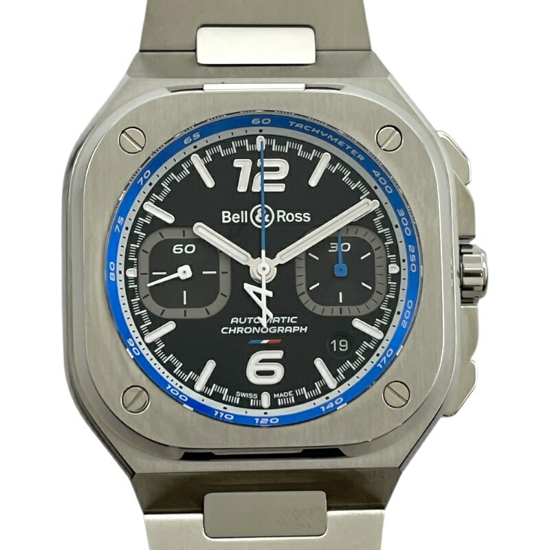 ベル＆ロス Bell & Ross クロノアルビーヌ 世界500本限定 BR05C-A523-ST/SST ブラック SS 自動巻き メンズ 腕時計【中古】 794,000円