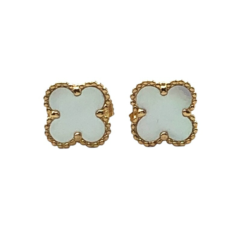 ヴァンクリーフ&アーペル スウィートアルハンブラピアス マザーオブパール5166 値下げ！Van Cleef & Arpels ヴァンクリーフ＆アーペル