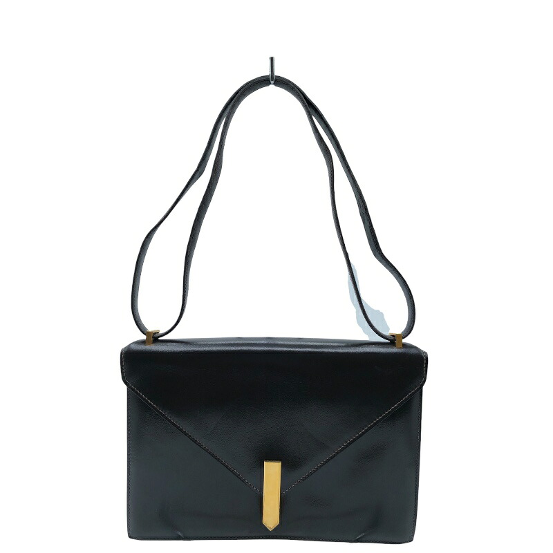 エルメス HERMES アルカザール 〇D刻 ブラウン　GD金具 ボックスカーフ レディース ショルダーバッグ【中古】｜OKURA（おお蔵）店