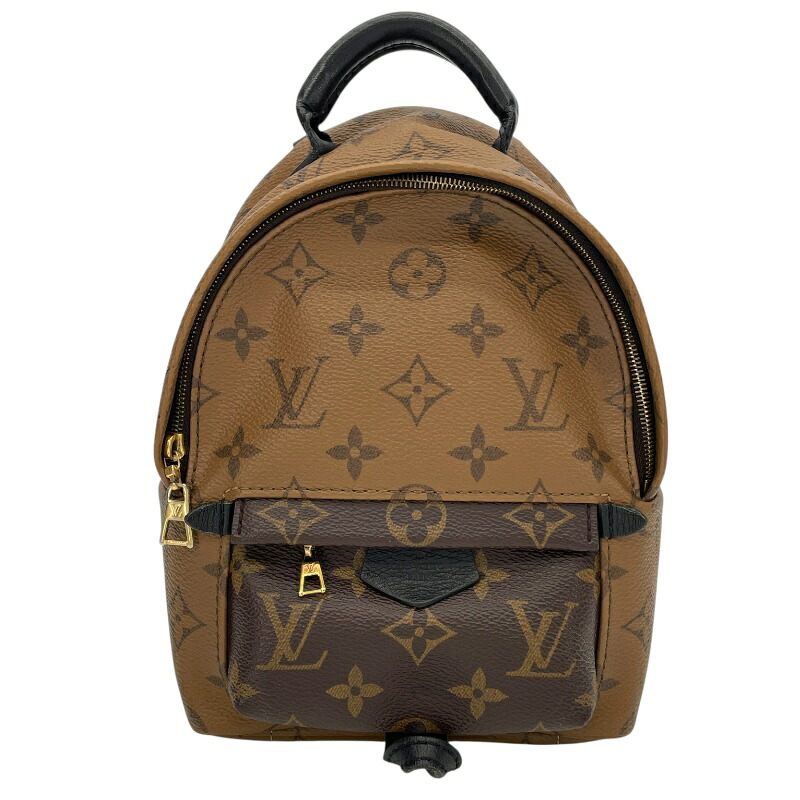 ルイ・ヴィトン LOUIS VUITTON パームスプリングス・バックパックMINI M42411 ブラウン モノグラム・リバース レディース リュック・デイパック【中古】