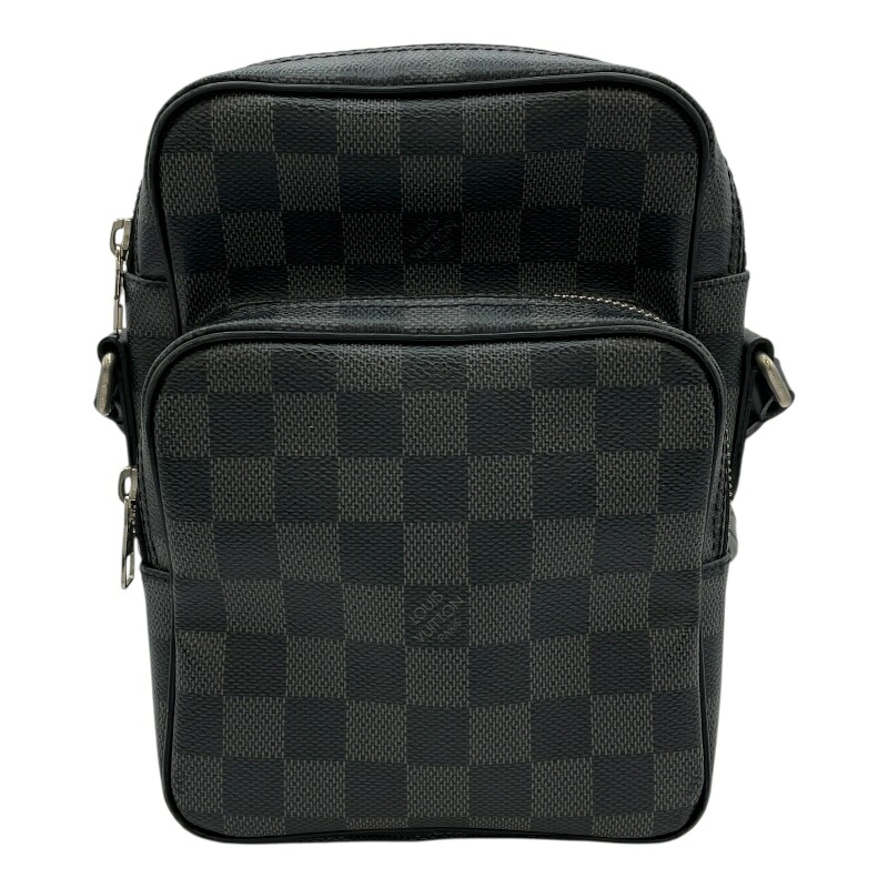 ルイ・ヴィトン LOUIS VUITTON レム N41446 ブラック ダミエグラフィット メンズ ショルダーバッグ【中古】