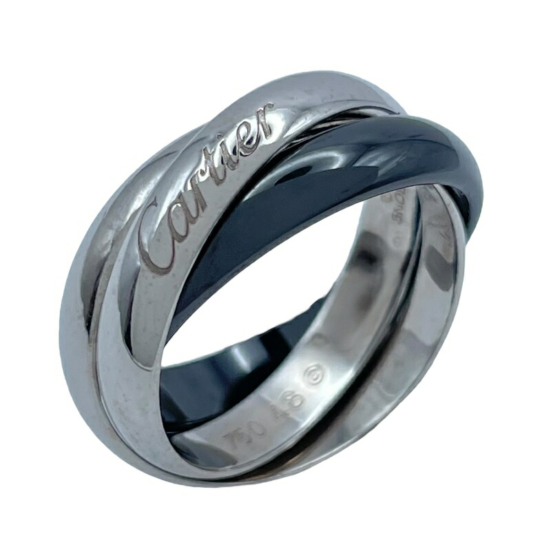 カルティエ　Cartier トリニティSM リング　58 楽天市場】カルティエ トリニティ セラミック #58 リング・指輪