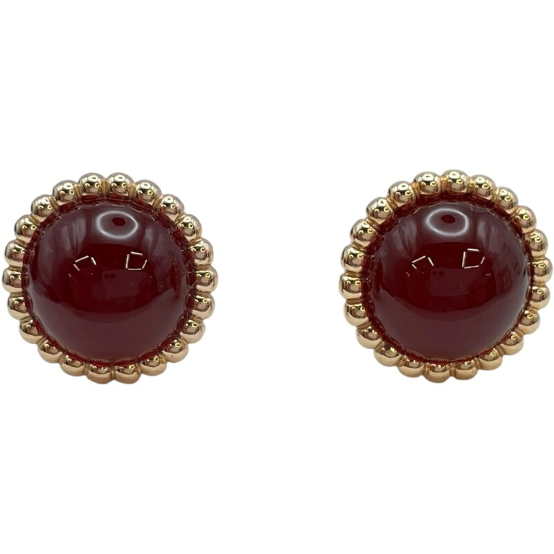 ヴァンクリーフ＆アーペル Van Cleef & Arpels ペルレクルールピアス ピンクゴールド Au750 ジュエリー【中古】