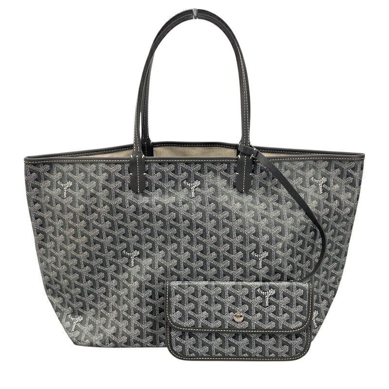 ゴヤール GOYARD サンルイPM グレー ゴヤールキャンバス レディース ハンドバッグ【中古】
