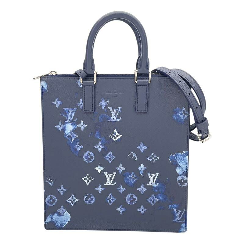 ルイ・ヴィトン LOUIS VUITTON サックプラ・メッセンジャー M57843 モノグラム/ウォーターカラー グレインレザー メンズ ショルダーバッグ【中古】