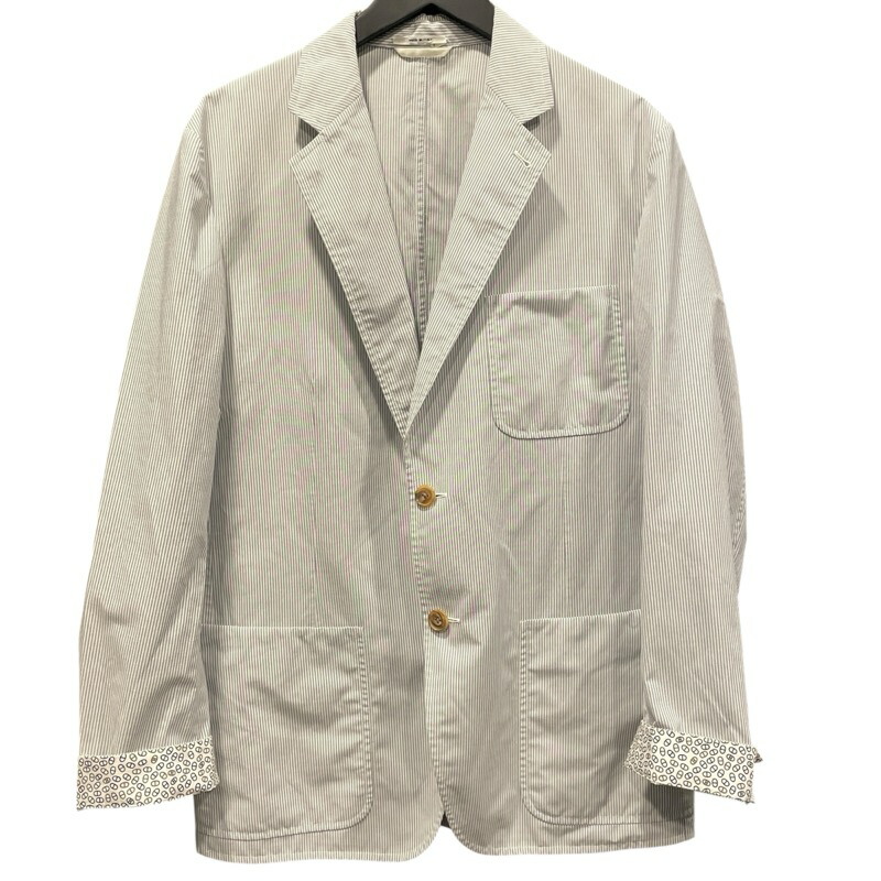 楽天市場】HERMES エルメス ブラウン ストライプ サファリジャケット