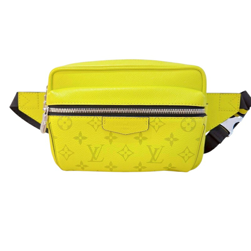 ルイ・ヴィトン LOUIS VUITTON バムバッグアウトドア M30251 イエロー モノグラム・タイガラマ メンズ ボディバッグ【中古】