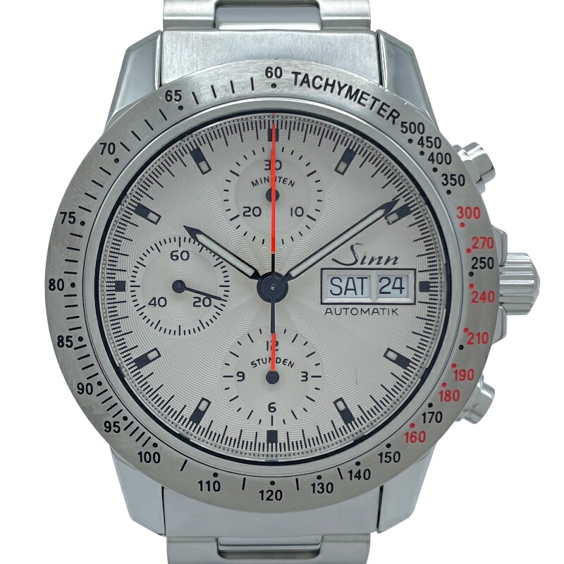 【6/1～ 最大限度30,000円OFFクーポン券！】ジン Sinn 303 303 しろがね色 SS メンズ ウオッチ【中古】
