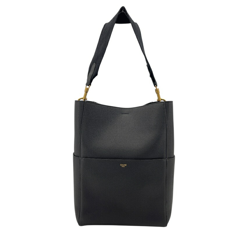 極美品【セリーヌ】セーズ　16　バケット　グレインドカーフスキン　バッグ CELINE 【超美品】セリーヌ バケット16 セーズ バッグ サプル