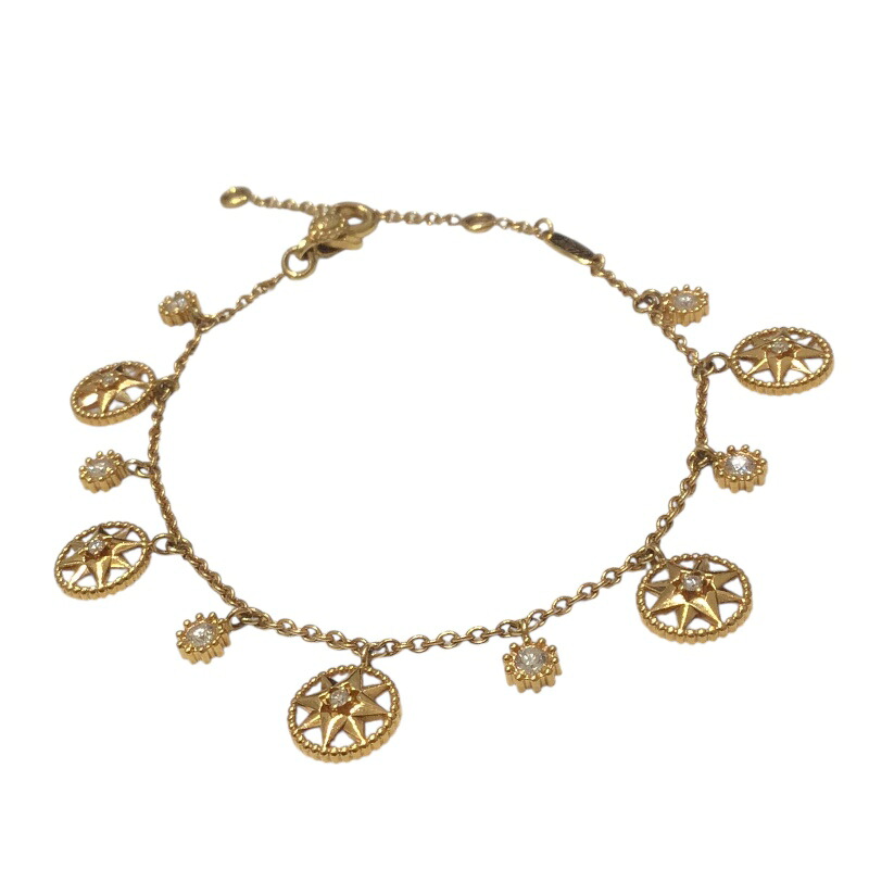 クリスチャン・ディオール Christian Dior ローズデヴァンブレス ゴールド Au750　MOP　ダイヤモンド ジュエリー【中古】