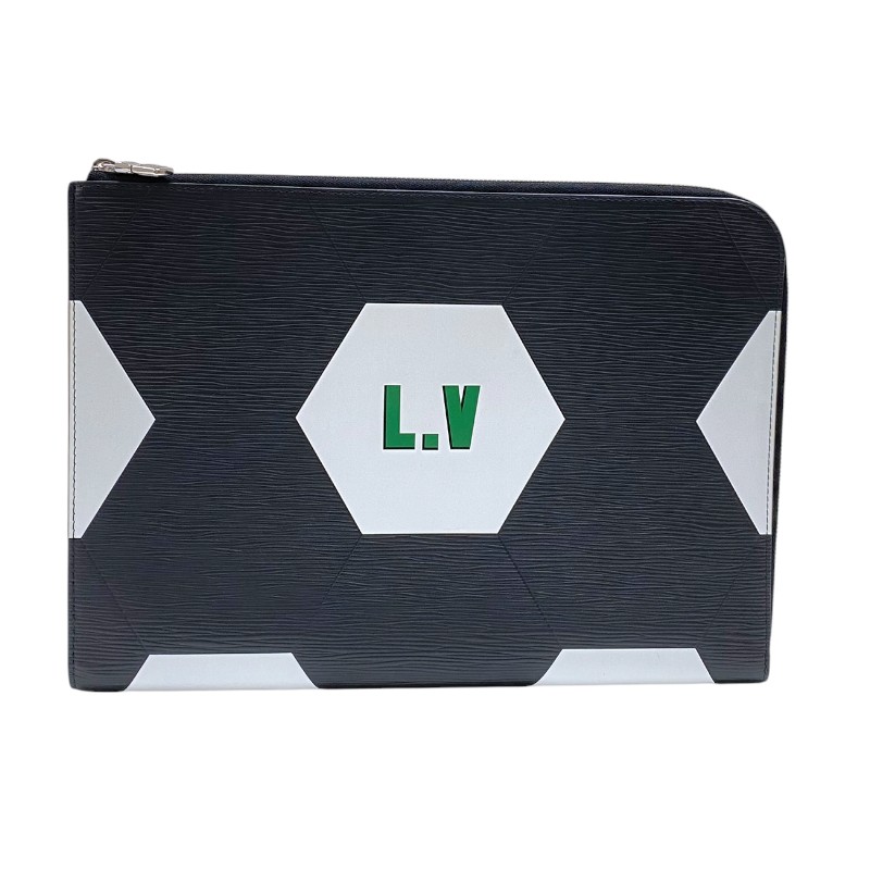ルイ・ヴィトン LOUIS VUITTON ポシェット・ジュールGM 2018 ワールドカップ M63295 エピ メンズ セカンドバッグ【中古】