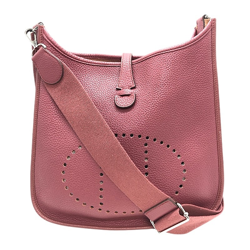 エルメス HERMES エヴリン3PM □O ローズウッド×SV金具 トリヨン レディース ショルダーバッグ【中古】