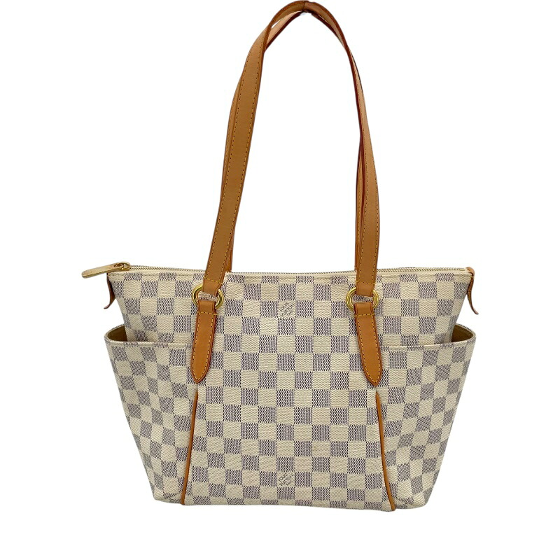 ルイ・ヴィトン LOUIS VUITTON トータリーPM N51261 ホワイト ダミエアズール レディース トートバッグ【中古】