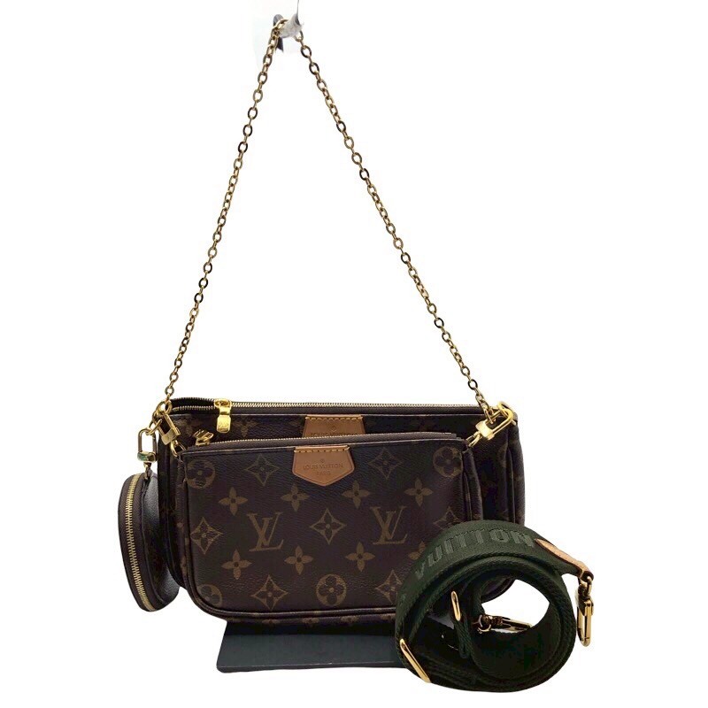 【6/1～ 最大限度30,000円OFF引き換え証！】ルイ・ヴィトン LOUIS VUITTON ミュルティ・ポシェット・アクセソワール 赤銅色 N44840 レディース 上半身御徒面子【中古】