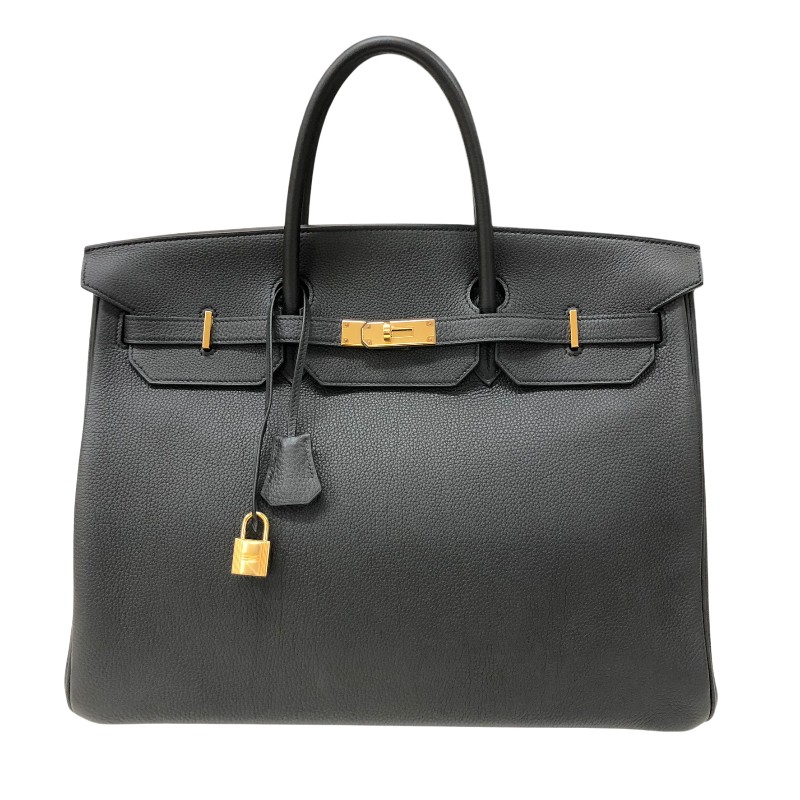 ブラック ハンドバッグバーキンパロディ中古 楽天市場】エルメス HERMES バーキン40 ハンドバッグ ボックスカーフ