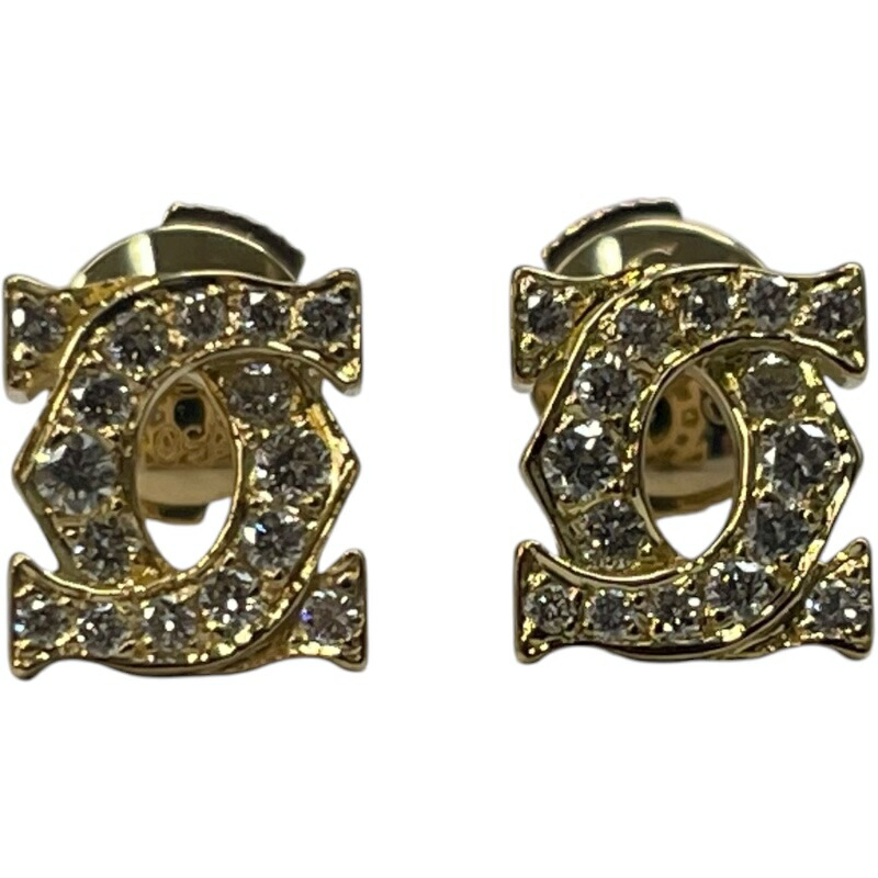 楽天市場】カルティエ Cartier ピアス アントルラセ 2C C2 ロゴ