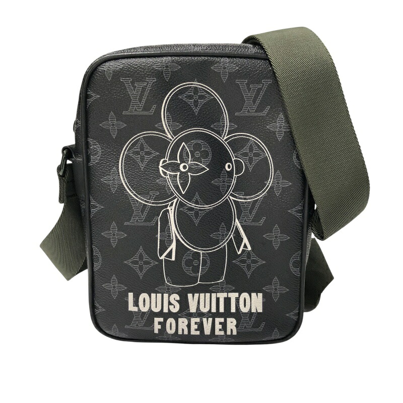 ルイ・ヴィトン LOUIS VUITTON ダヌーブPMヴィヴィエンヌ制限事項 M43677 黒いこと 掩蔽 メンズ ショルダーバッグ【中古】 バッグ-バッグ・小物・ブランド雑貨-メンズバッグ