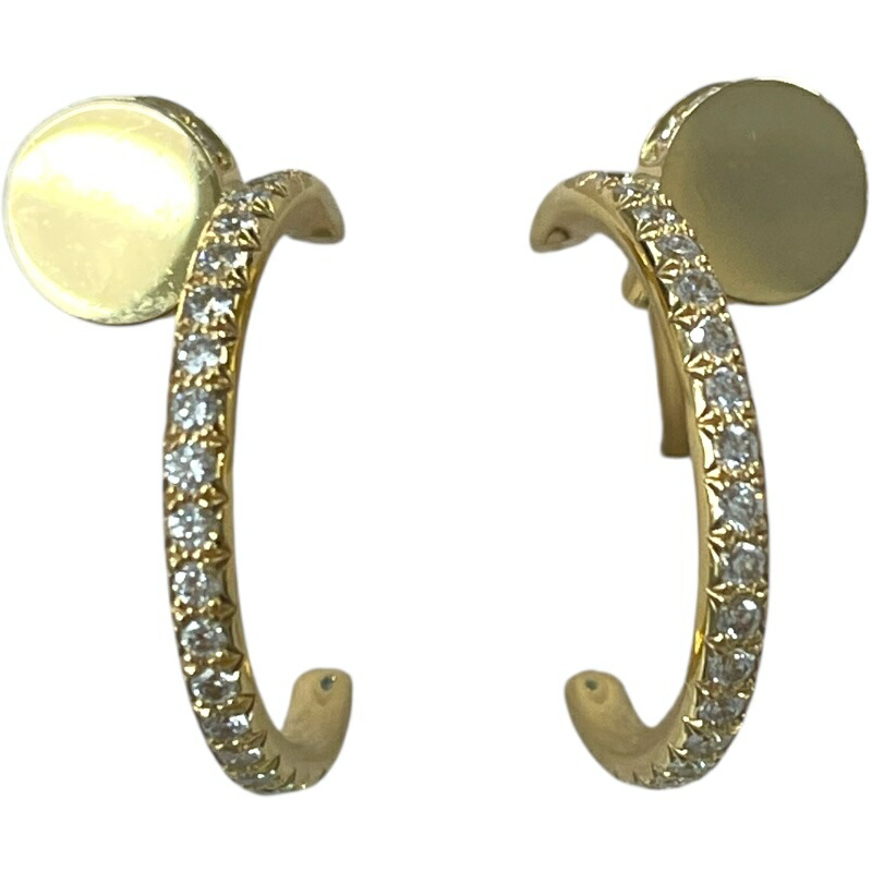 楽天市場】カルティエ Cartier フープ ピアス ハッピー