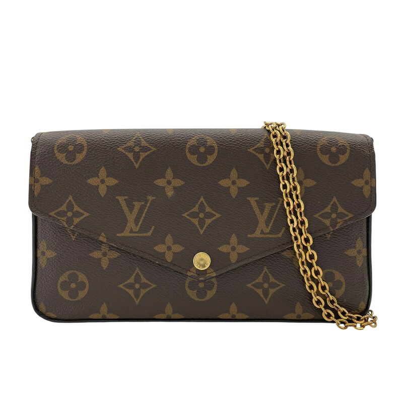 ルイ・ヴィトン LOUIS VUITTON ポシェット・フェリシー M61276 ブラウン モノグラム・フューシャ レディース ショルダーバッグ【中古】｜OKURA（おお蔵）店