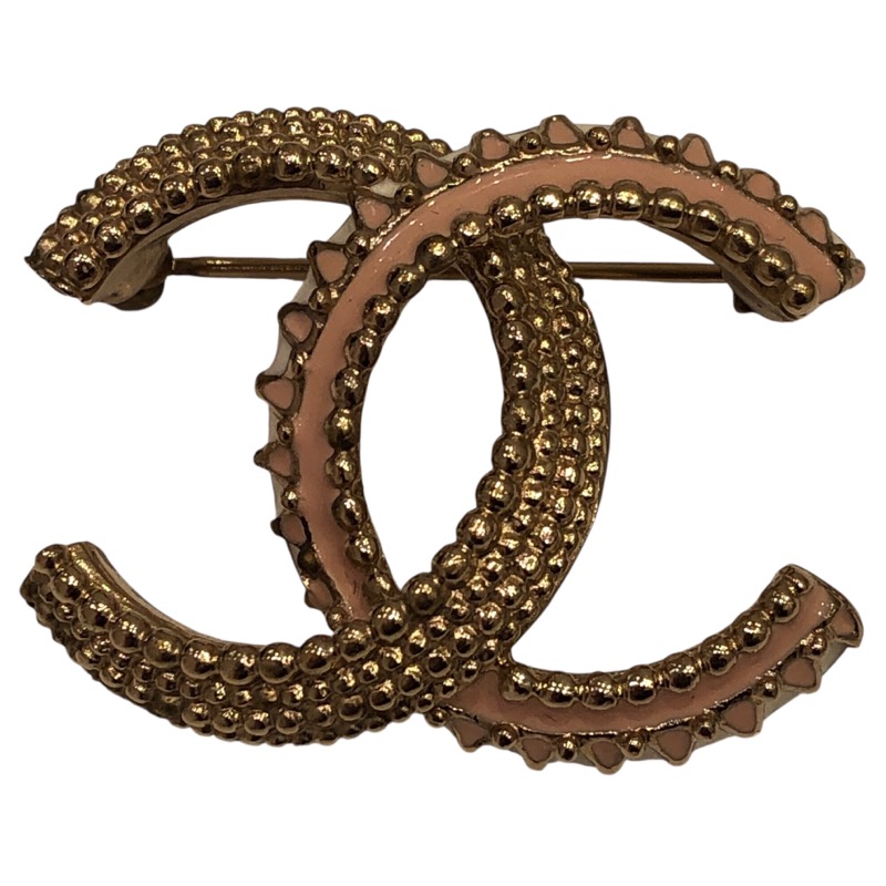 シャネル CHANEL ココマークブローチ ゴールド メタル/エナメル/GP アクセサリー【中古】｜OKURA（おお蔵）店